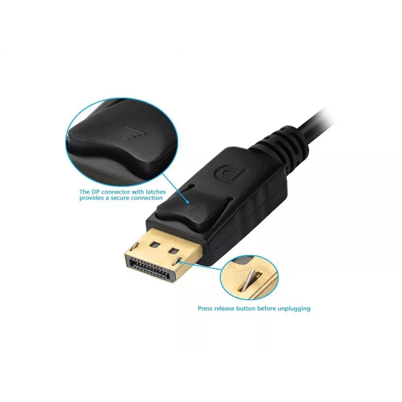Adapter DisplayPort į VGA HDMI DVI Equip 133441