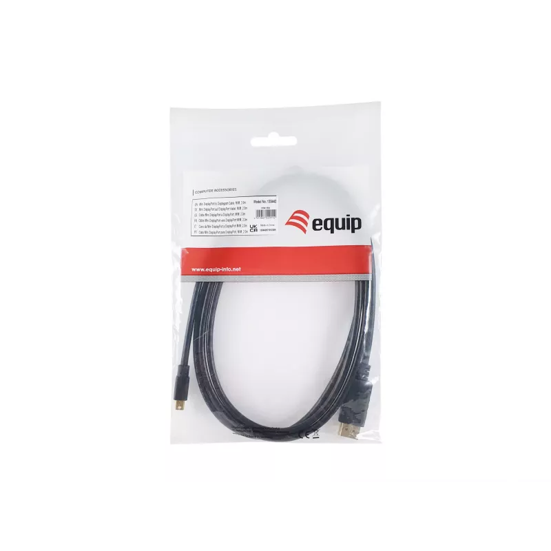 Equip Mini DisplayPort į DisplayPort kabelis, M/M, 2,0 m