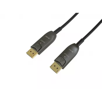 Equip DisplayPort 1.4 aktyvus optinis kabelis, 50 m, 8K/60 Hz, 50 m, DisplayPort, DisplayPort, vyriškas, vyriškas, 7680 x 4320 pikselių