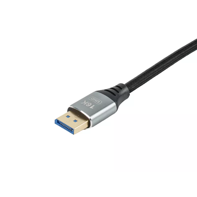 Equip DisplayPort 2.1 Premium laidas, 1,0 m, 16K/60Hz, 54 Gbps