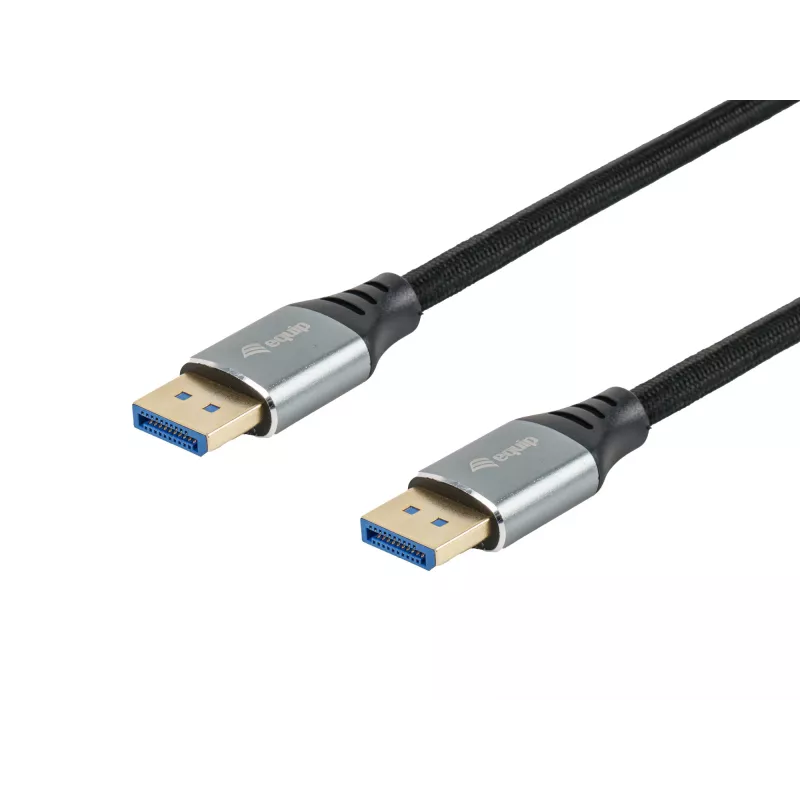 Equip DisplayPort 2.1 aukščiausios kokybės laidas, 2,0 m, 16K/60 Hz, 54 Gb/s