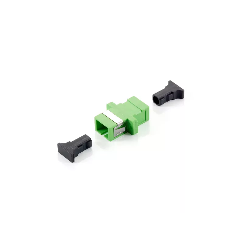 Equip SC APC mova, vienmodė simpleksinė, SC/APC, žalia, vienmodė, 34,7 mm, 9,4 mm, 33 mm