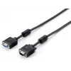 Equip HD15 VGA prailginimo kabelis, 8,0 m, 8 m, VGA (D-Sub), VGA (D-Sub), Vigiškas, Moteriškas, Juodas