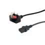 Equip UK maitinimo laidas, C13 į BS1363, 10m, 10A saugiklis