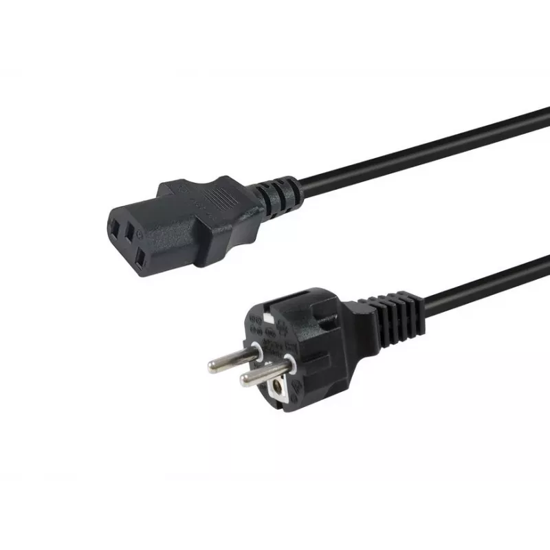Equip 112110 maitinimo laidas juodas 1,8 m CEE7/7 IEC C13