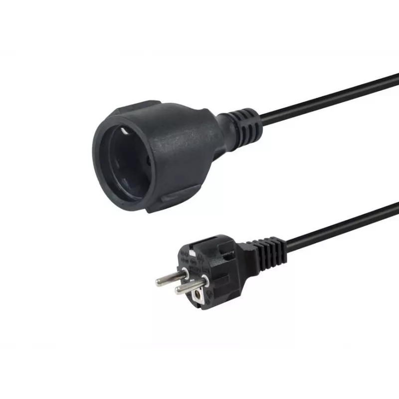 Equip 112182 maitinimo laidas juodas 5 m CEE7/7 CEE7/3