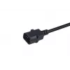 Equip 112106 maitinimo laidas juodas 0.25 m IEC C14 CEE7/3