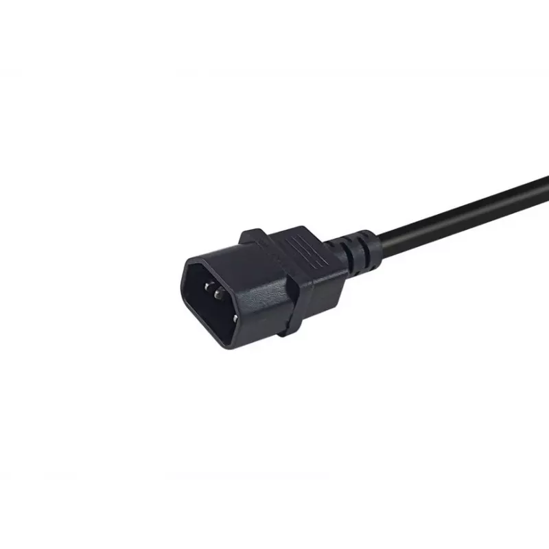 Equip 112106 maitinimo laidas juodas 0.25 m IEC C14 CEE7/3
