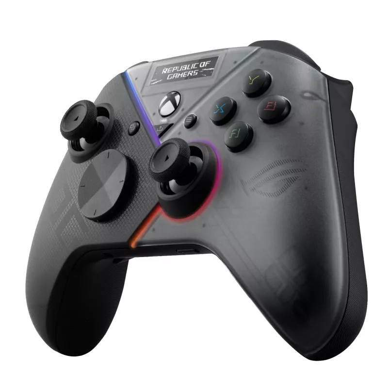 ASUS ROG Raikiri Pro juodas Bluetooth/USB žaidimų pultelis analoginis / skaitmeninis PC, Xbox One, Xbox One S, Xbox One X, Xbox Series S, Xbox Series X