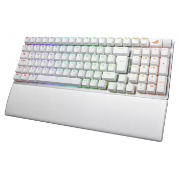 ASUS ROG Strix Scope II 96 Wireless klaviatūra Skirta žaidimams USB + radijo dažninis belaidis + Bluetooth QWERTZ vokiška balta