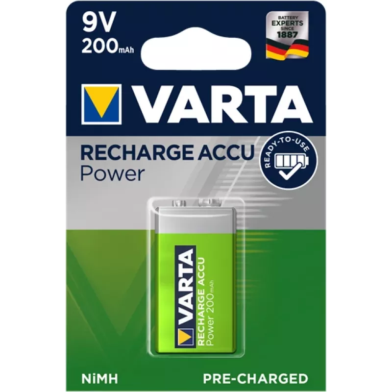VARTA E-bloc Hr61 9v 200mah Įkraunama baterija