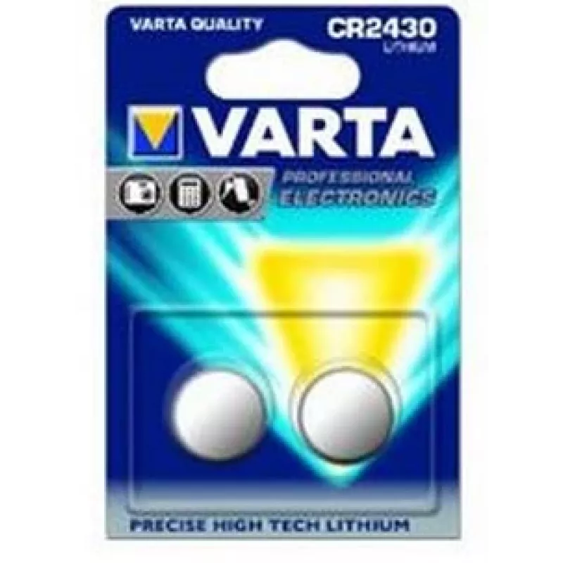 VARTA baterija ličio plokščiasis elementas Cr2430 3V 1x2