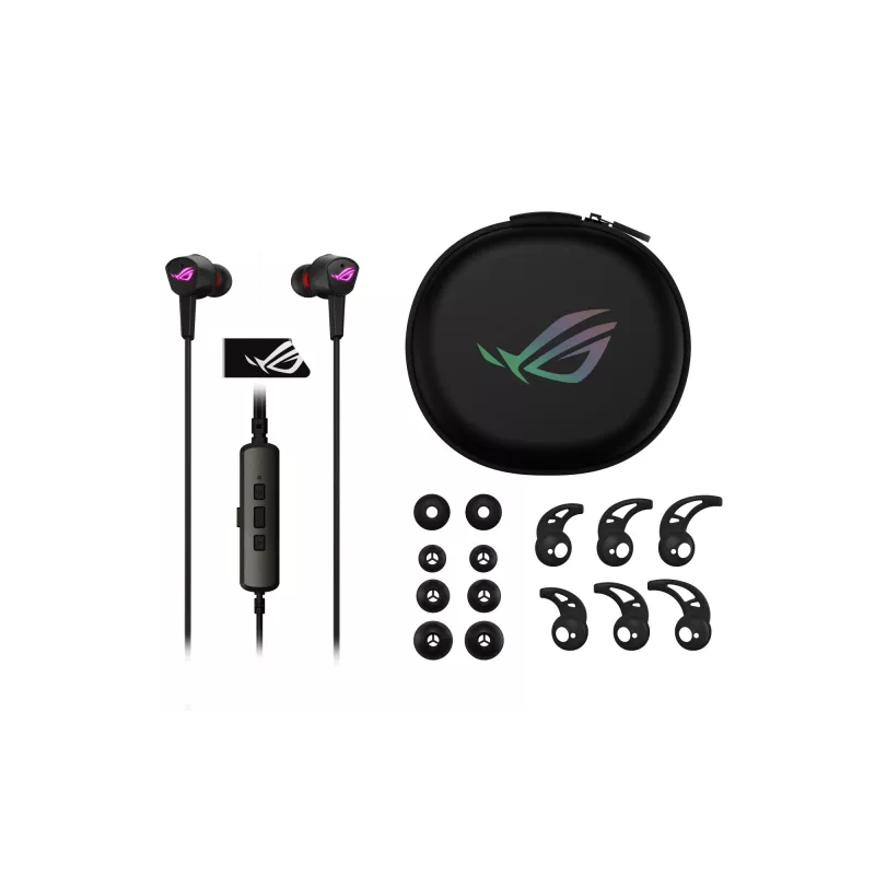 ASUS ROG CETRA II Ausinės Laidinės Į ausis įdedamos Žaidimų USB Type-C Juodos