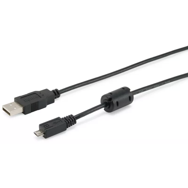 USB 2.0 Type A to Micro-B kabelis Equip 128551 1.8m Juoda