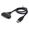 Equip USB 3.0 į SATA adapteris, juodas, 5 Gbit/s, CE, 50 mm, 9,5 mm, 550 mm