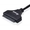 Equip USB 3.0 į SATA adapteris, juodas, 5 Gbit/s, CE, 50 mm, 9,5 mm, 550 mm