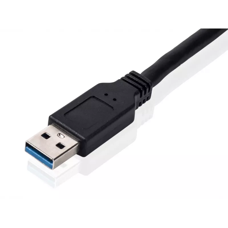 Equip USB 3.0 į SATA adapteris, juodas, 5 Gbit/s, CE, 50 mm, 9,5 mm, 550 mm