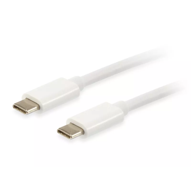 Equip Platinum USB Type C kabelis, 2 m, USB C, USB C, USB 3.2 Gen 2 (3.1 Gen 2), 10 Gbit/s, Baltas