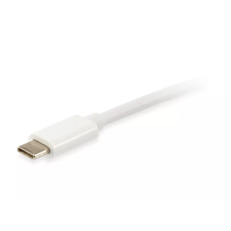 Equip Platinum USB Type C kabelis, 2 m, USB C, USB C, USB 3.2 Gen 2 (3.1 Gen 2), 10 Gbit/s, Baltas