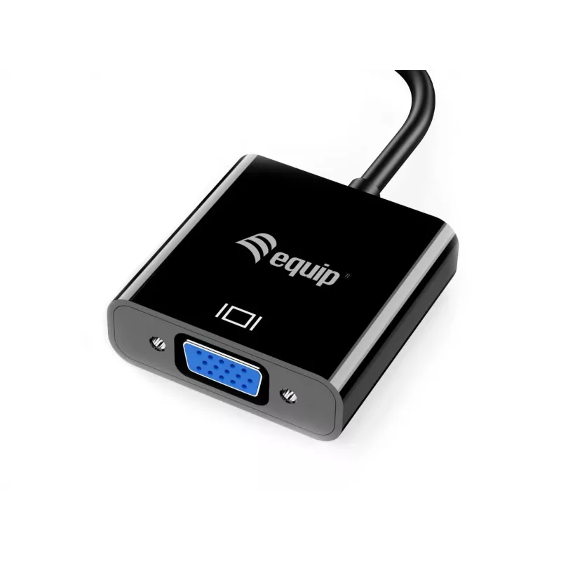 Equip USB 3.0 į VGA adapteris, 3.2 Gen 1 (3.1 Gen 1), USB Type-A, VGA (D-Sub) išvestis, 1920 x 1080 pikselių