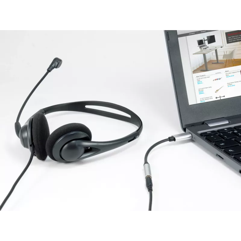 Equip USB-C į 3,5 mm garso DAC adapteris