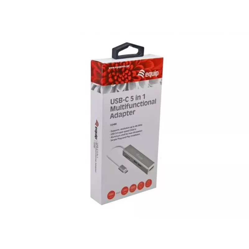 Equip USB-C 5 viename daugiafunkcis adapteris