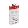 Equip USB-C į 3 prievadų USB 3.0 šakotuvas su Gigabit adapteriu, USB 3.2 Gen 1 (3.1 Gen 1) Type-C, sidabrinis, USB 3.2 Gen 1 (3.1 Gen 1) Type-A, WLAN, aliuminis, 22 mm, 15 mm