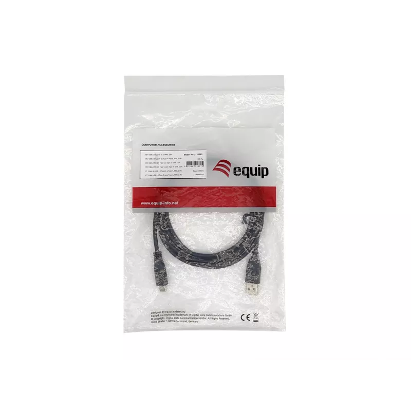 USB 2.0 Type-C į A kabelis Equip 128886 3,0 m