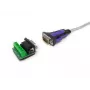 Equip USB-A į Serial RS-422/485 DB9 adapterio laidas, pilka, 1,5 m, USB Type-A, DB-9, vyriškas, vyriškas