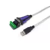Equip USB-A į Serial RS-422/485 DB9 adapterio laidas, pilka, 1,5 m, USB Type-A, DB-9, vyriškas, vyriškas