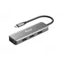 Equip USB-C į HDMI/DisplayPort/VGA/USB adapteris, USB Type-C, HDMI išvestis, DisplayPort išvestis, VGA (D-Sub) išvestis, 3840 x 2160 pikselių