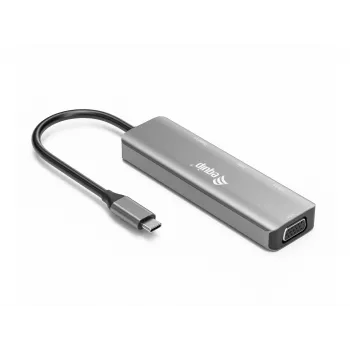 Equip USB-C į HDMI/DisplayPort/VGA/USB adapteris, USB Type-C, HDMI išvestis, DisplayPort išvestis, VGA (D-Sub) išvestis, 3840 x 2160 pikselių