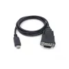 Equip USB-C į Serial DB9 laidas V/V 1,5 m juodas