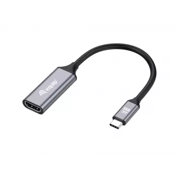 Equip USB-C į HDMI 2.0 adapteris, 4K/60Hz, 0,15 m, USB Type-C, HDMI, vyriškas, moteriškas, tiesus
