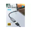 Equip USB-C į HDMI 2.0 adapteris, 4K/60Hz, 0,15 m, USB Type-C, HDMI, vyriškas, moteriškas, tiesus