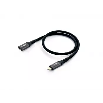 Equip USB 3.2 Gen 2 C į C ilginamasis laidas, V/P, 0.5 m, 4K/60Hz, 10Gbps
