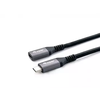 Equip USB 3.2 Gen 2 C į C prailginimo kabelis, M/F, 1,0 m, 4K/60Hz, 10Gbps