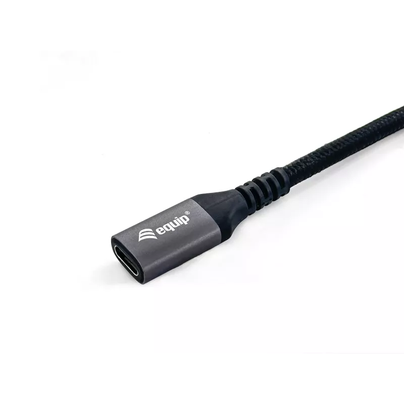 Equip USB 3.2 Gen 2 C į C prailginimo kabelis, M/F, 1,0 m, 4K/60Hz, 10Gbps