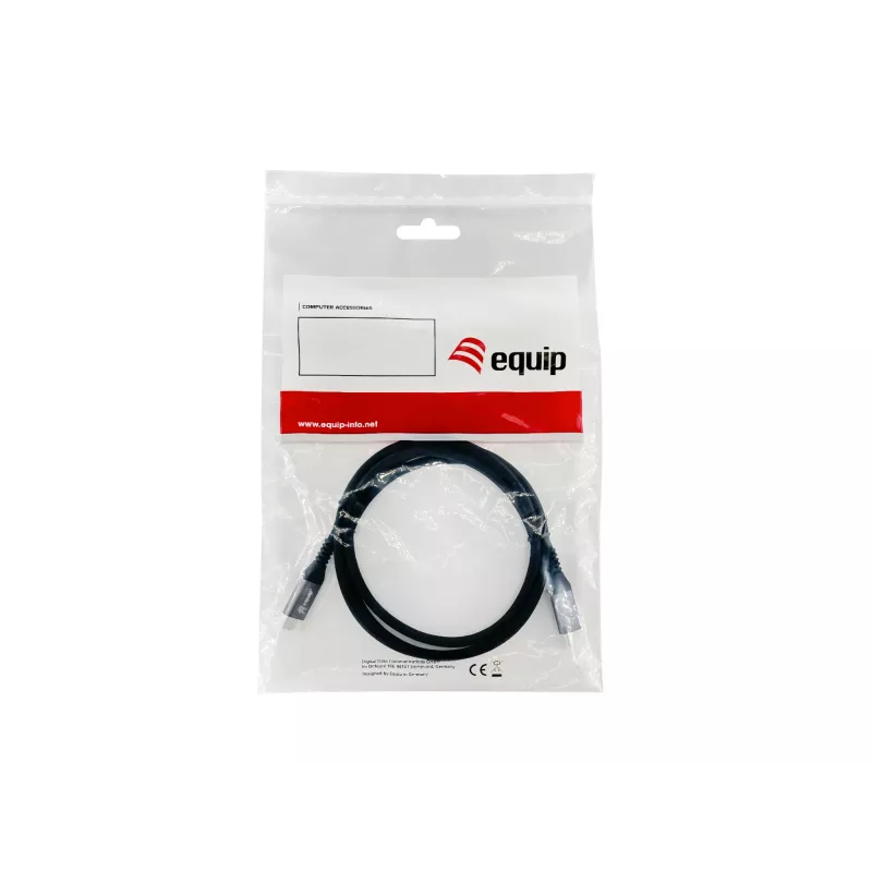Equip USB 3.2 Gen 2 C į C prailginimo kabelis, M/F, 1,0 m, 4K/60Hz, 10Gbps