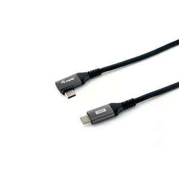 Equip USB 2.0 C į C 90° kampu kabelis, V/V, 3,0 m, 100 W su Emark lustu