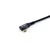 Equip USB 2.0 C į C 90° kampu kabelis, V/V, 3,0 m, 100 W su Emark lustu