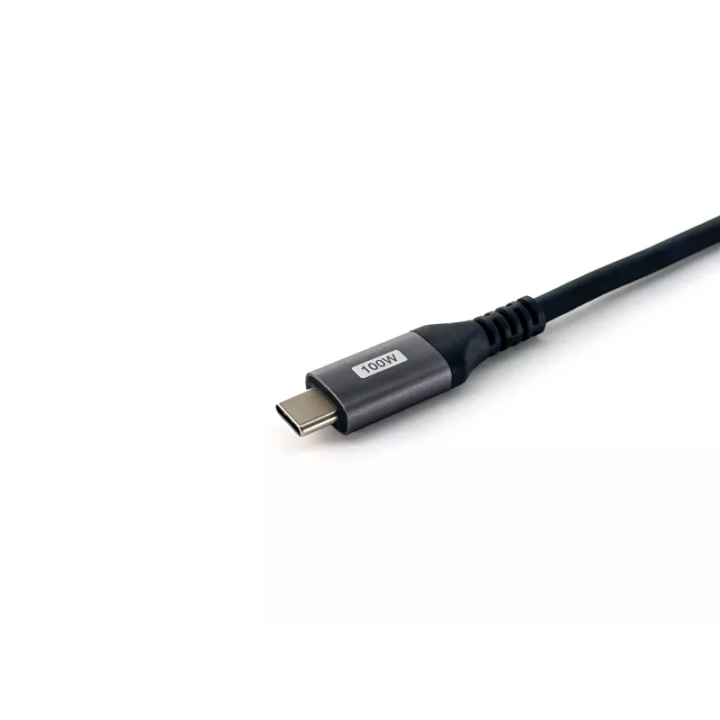 Equip USB 2.0 C į C 90° kampu kabelis, V/V, 3,0 m, 100 W su Emark lustu