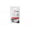 Equip USB 2.0 C į C 90° kampuotas spiralinis laidas M/M 1 m juodas