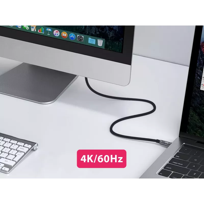 Equip USB-C į C aktyvus optinis kabelis, kištukas/kištukas, 5,0 m, PD 60 W, 4K/60 Hz, 10 Gbps, vaizdas+duomenys+PD