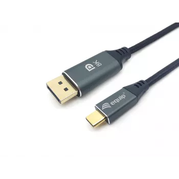 Equip USB-C į DisplayPort aukštos kokybės laidas, M/M, 1,0 m, 8K/60Hz