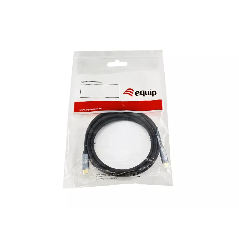 Equip USB 3.2 Gen 2 C į C kabelis, M/M, 2,0 m, 5 A, PD 100 W, 4K/60 Hz, 10 Gbps