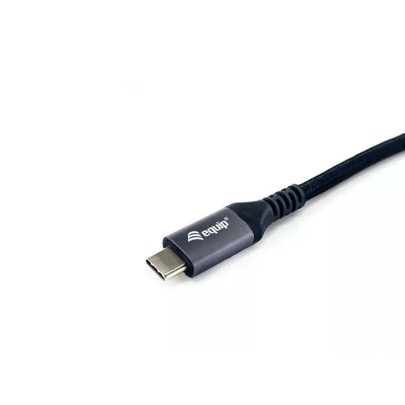 Equip USB 4 Gen 3 C į C laidas, V/V, 2,0 m, PD3.1 240 W, 8K/60 Hz, 40 Gbps, juodas