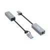 Equip USB-C į 2,5 Gigabit Ethernet tinklo adapteris (USB-C+A)