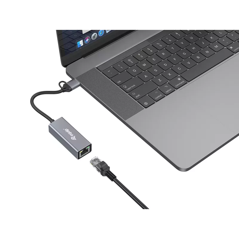 Equip USB-C į 2,5 Gigabit Ethernet tinklo adapteris (USB-C+A)