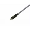 Equip USB 3.2 Gen 2x2 C į C U formos kištuko kabelis, 1,0 m, juodas, M/M, PD240W, 4K/60Hz, 20Gbps